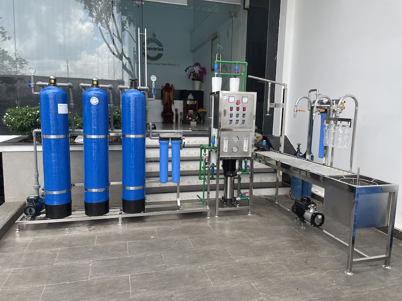 hệ thống lọc nước uống đóng bình đóng chai